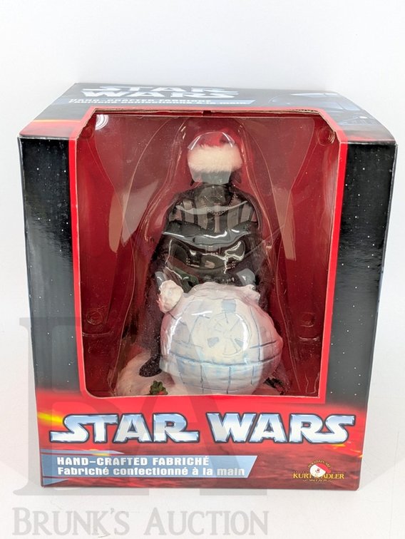 2006 Kurt S. Adler Star Wars Darth Vader Hand-Crafted Fabriche Figurine in Box
