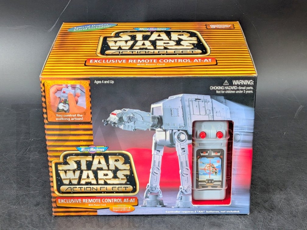 1996 Star Wars Action Fleet Remote Control Imperial AT-AT by Galoob, Boxed
