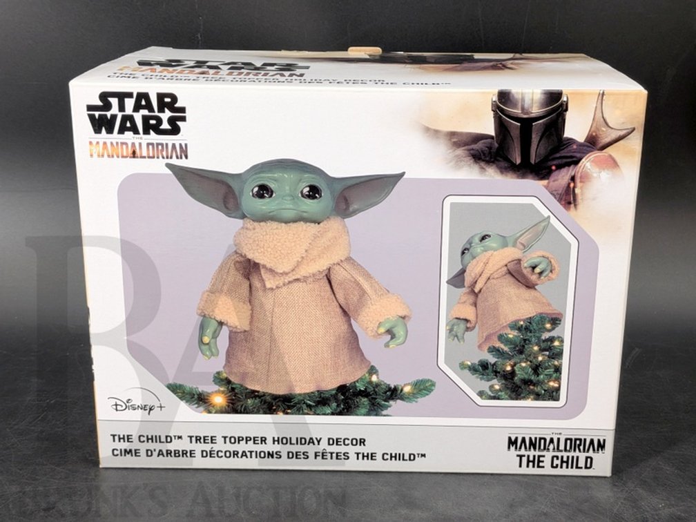 Star Wars Mandalorian The Child Tree Topper Holiday Decor by Kurt S. Adler