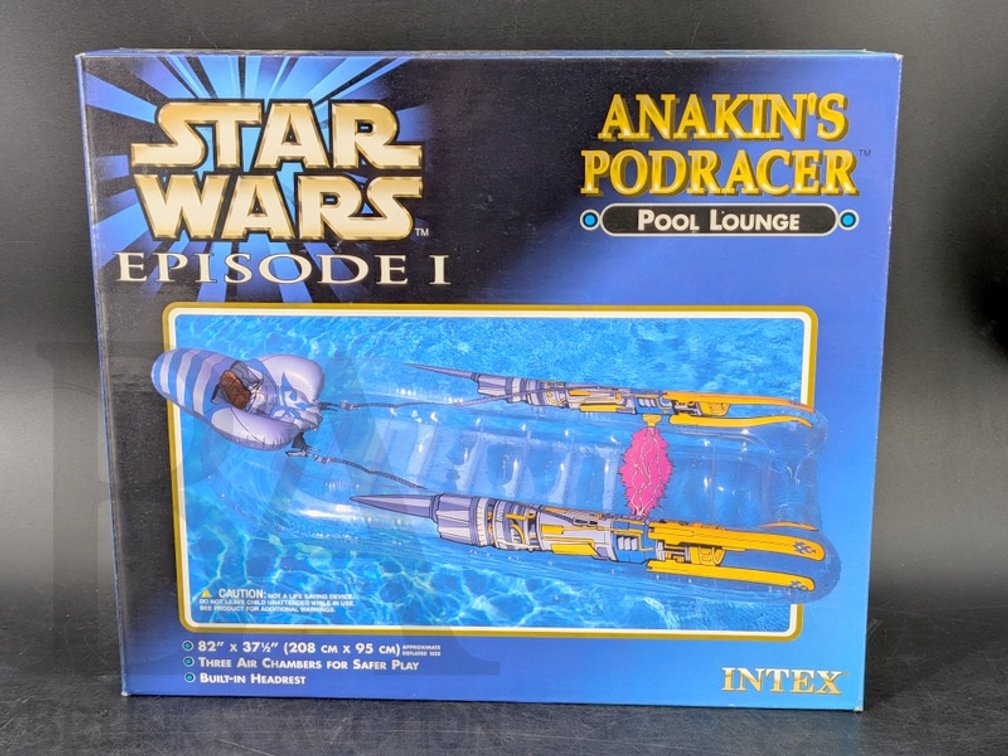 1999 Star Wars Episode I Anakin's Podracer Pool Lounge by Intex, 82" x 37.5"