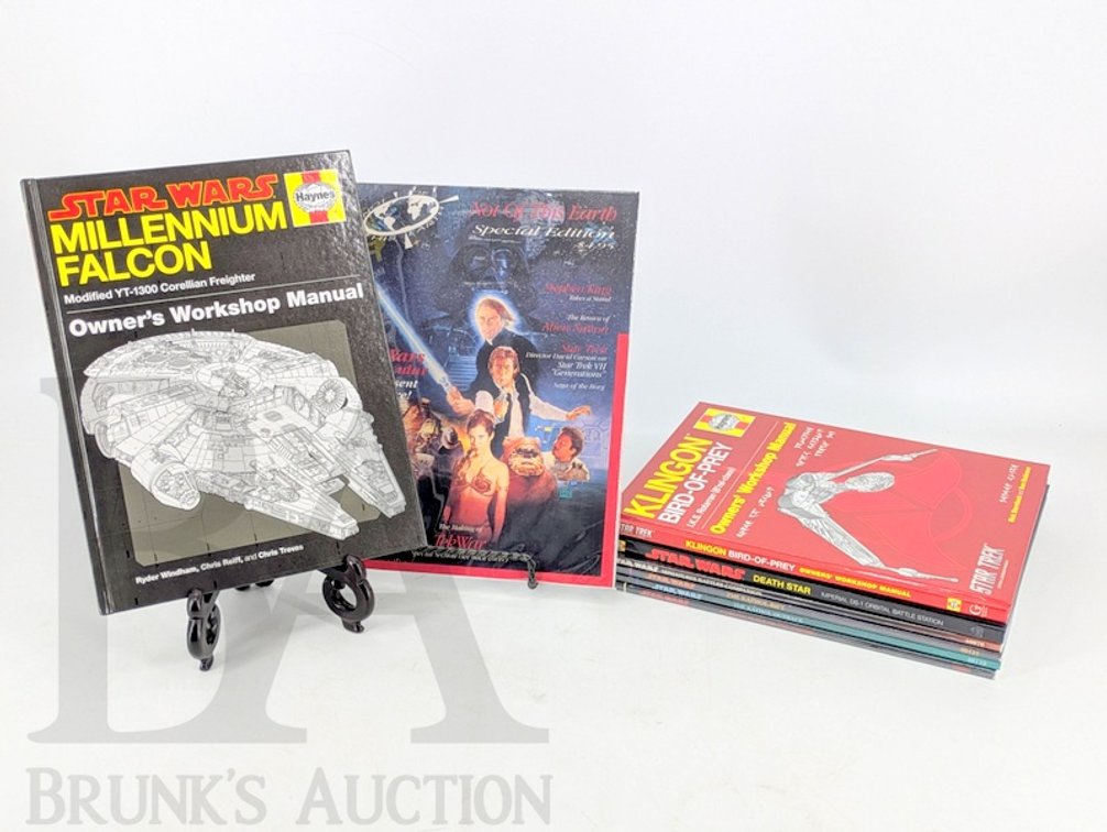 Star Wars & Star Trek Haynes Manuals, West End Games Supplements, Not Of This Earth Magazines