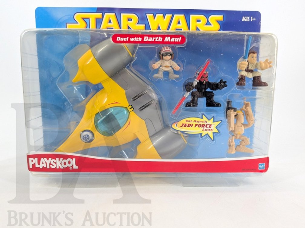 2002 Playskool Star Wars Duel With Darth Maul Adventure Set, Sealed, Hasbro