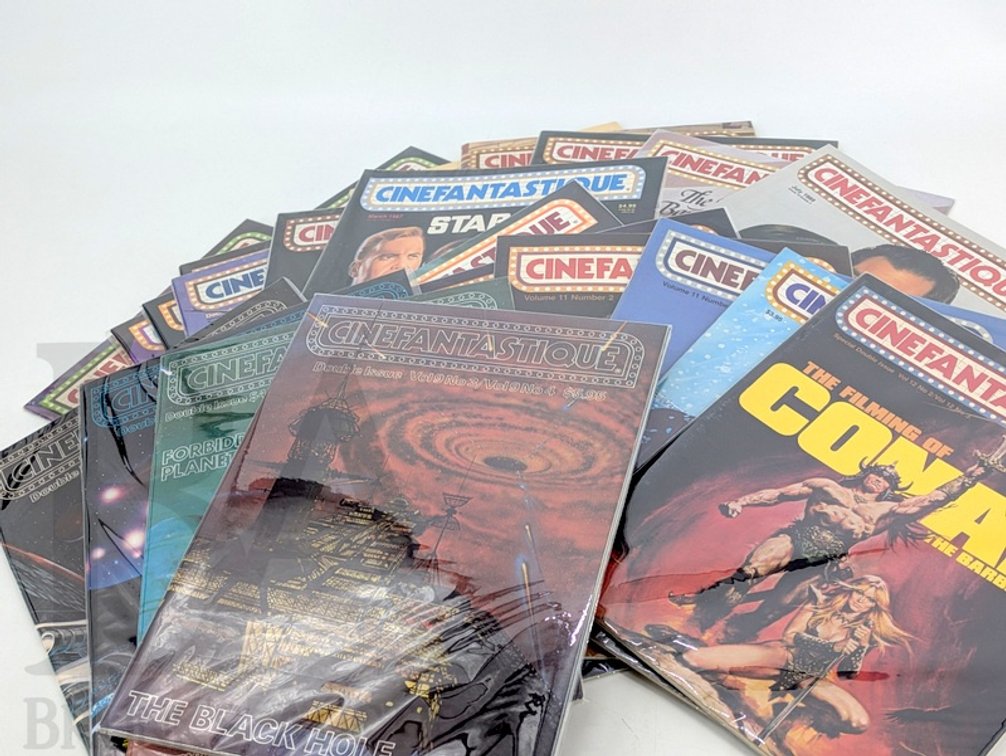 Cinefantastique Magazines 1980s Sci-Fi Horror Fantasy Movie Issues