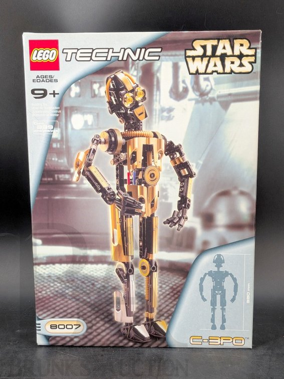 2001 LEGO Technic Star Wars C-3PO Set 8007, 339 Pieces, New Sealed Box