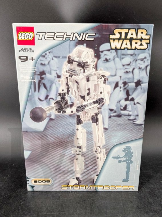 2001 LEGO Technic Star Wars Stormtrooper Set 8008, 361 Pieces, Ages 9+