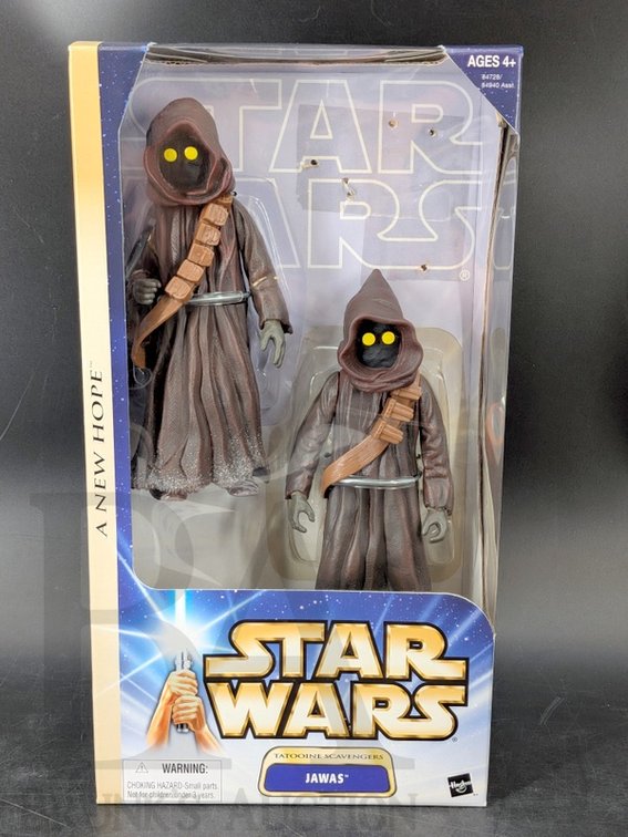 2003 Star Wars A New Hope Jawa Action Figure Set by Hasbro in Box
