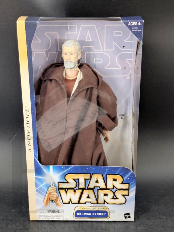 2003 Star Wars A New Hope Obi-Wan Kenobi Action Figure Hasbro in Box