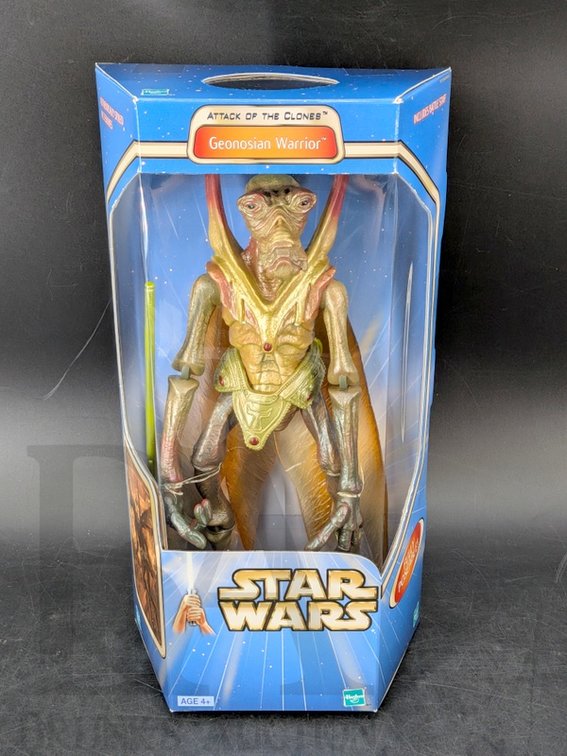 2002 Star Wars Attack of the Clones Geonosian Warrior Figure in Box Hasbro