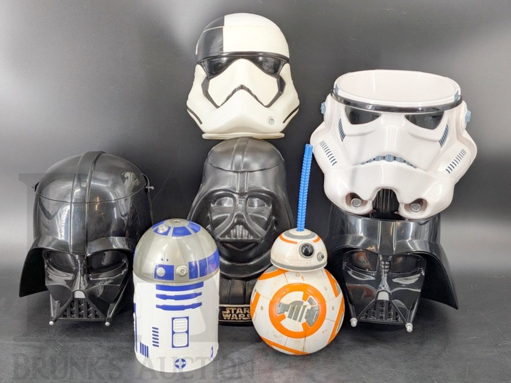 Star Wars Plastic Candy Bowls Assortment, Various Makers, Darth Vader, Stormtrooper, R2-D2