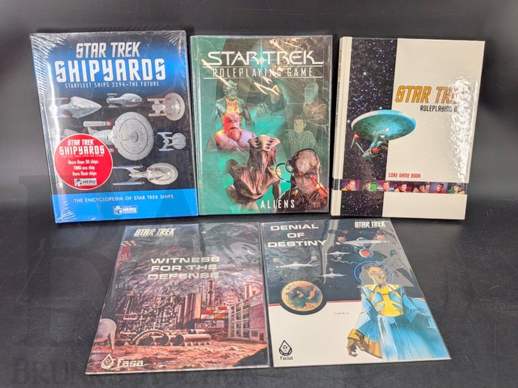 Star Trek Roleplaying Books and Shipyards Reference Group, 2018, 2003, 1999, FASA
