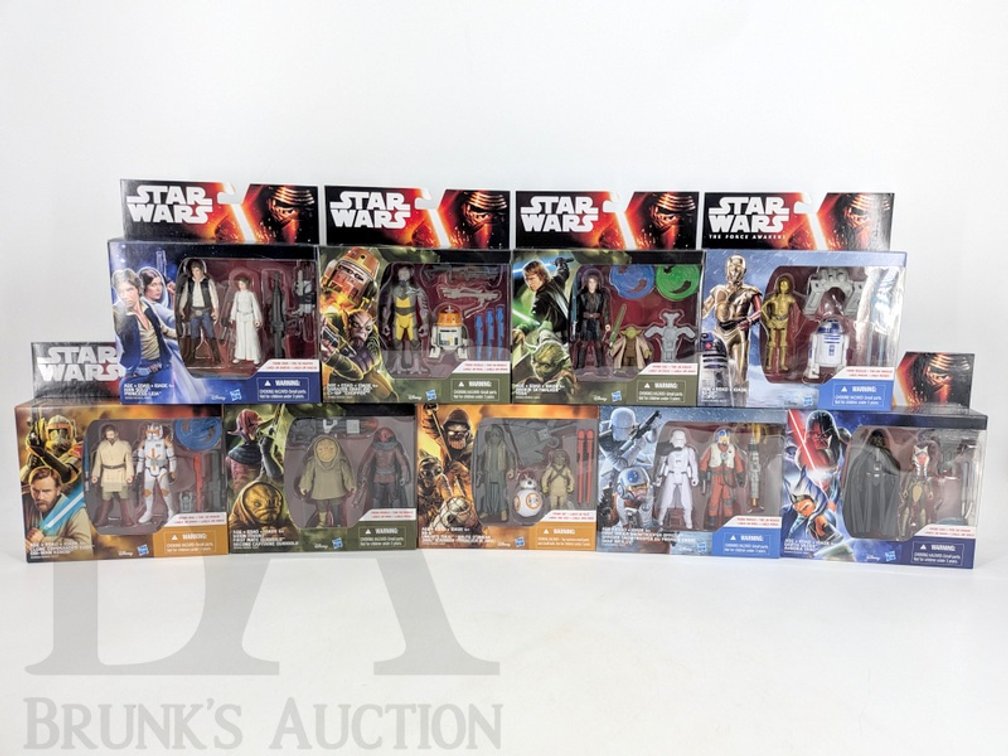 (9) Star Wars 2-Pack Action Figure Sets Hasbro Sealed Various Characters 2015-2016