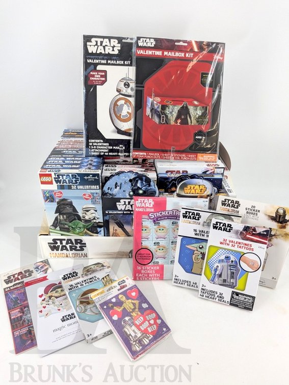 Star Wars Valentine Cards, Kits, Sticker Boxes & Easter Decoration Assortment (40+)