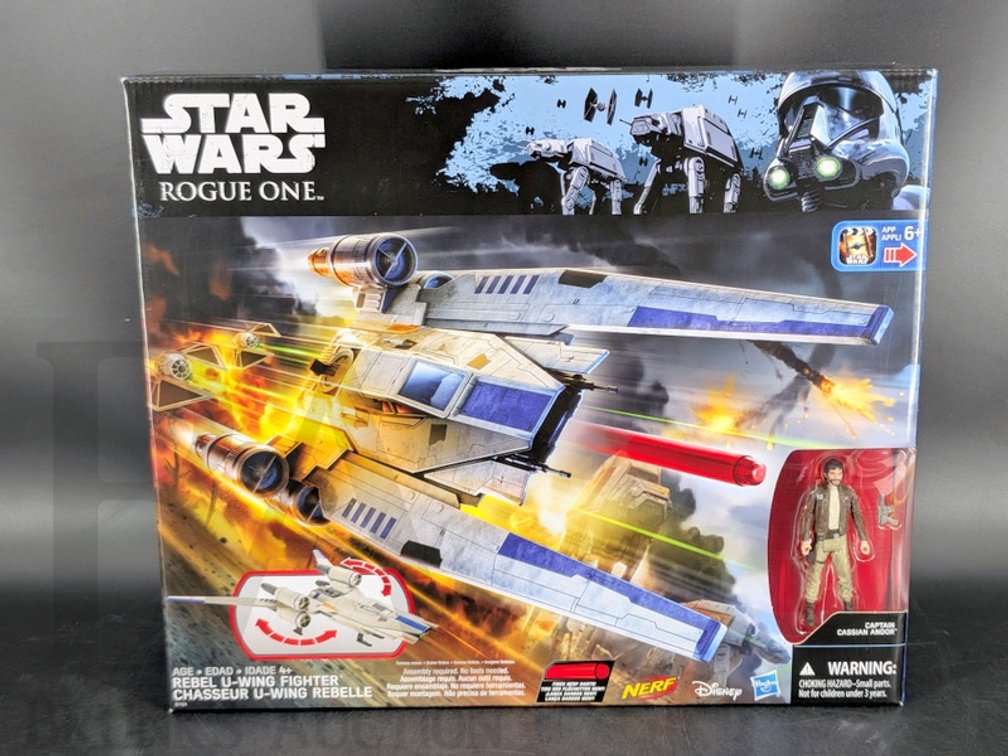 2016 Star Wars Rogue One Rebel U-Wing Fighter with Captain Cassian Andor Figure by Hasbro