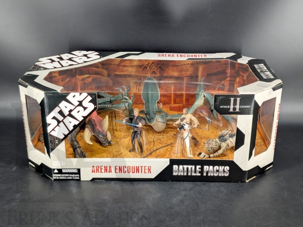 2007 Star Wars Arena Encounter Battle Packs Set, Hasbro, Attack of the Clones