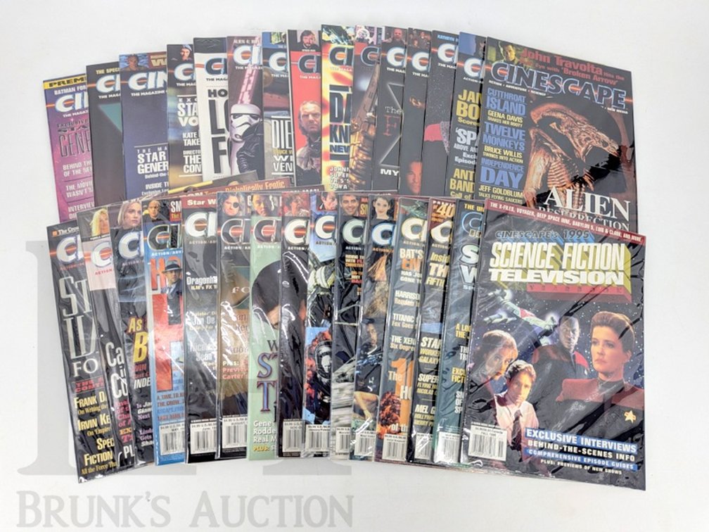 (28) Cinescape Science Fiction Magazine Issues 1995-1997 Including Yearbook and Specials