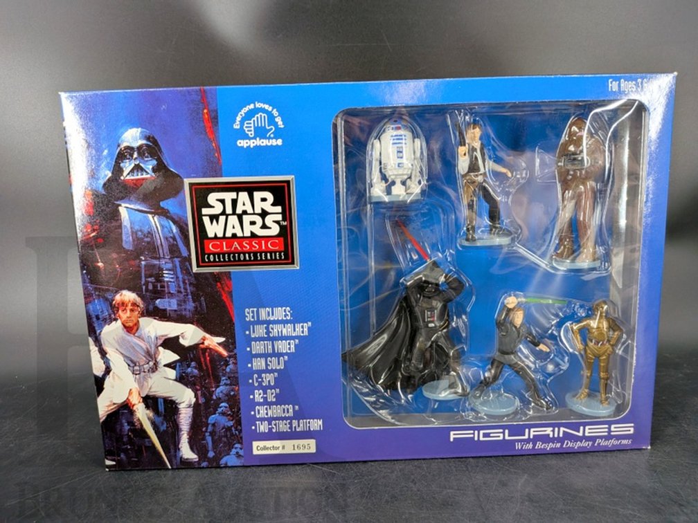 1995 Star Wars Classic Collectors Series Figurine Set Applause No. 1695 (6)