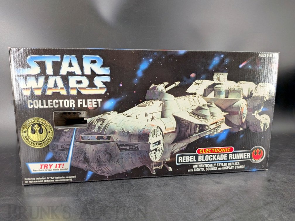 1996 Star Wars Collector Fleet Electronic Rebel Blockade Runner by Kenner