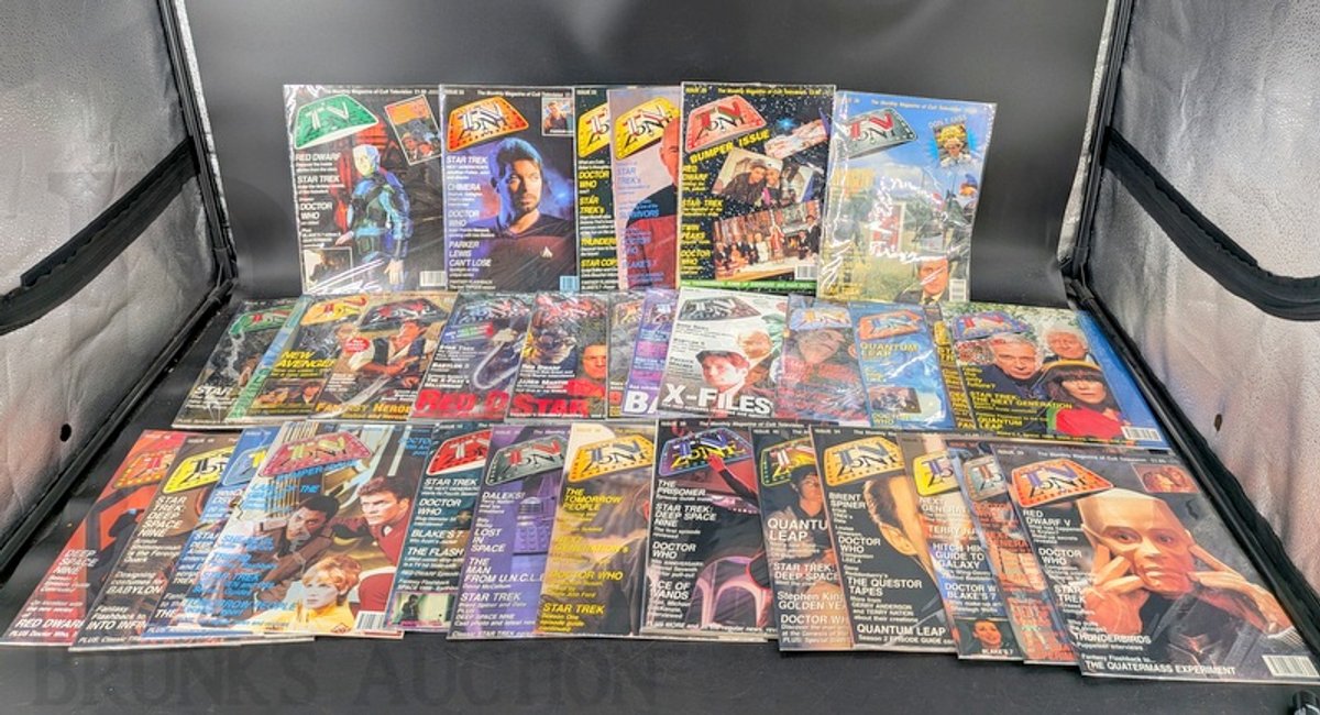 TV Zone Cult Television Magazine Back Issues with Star Trek, Doctor Who