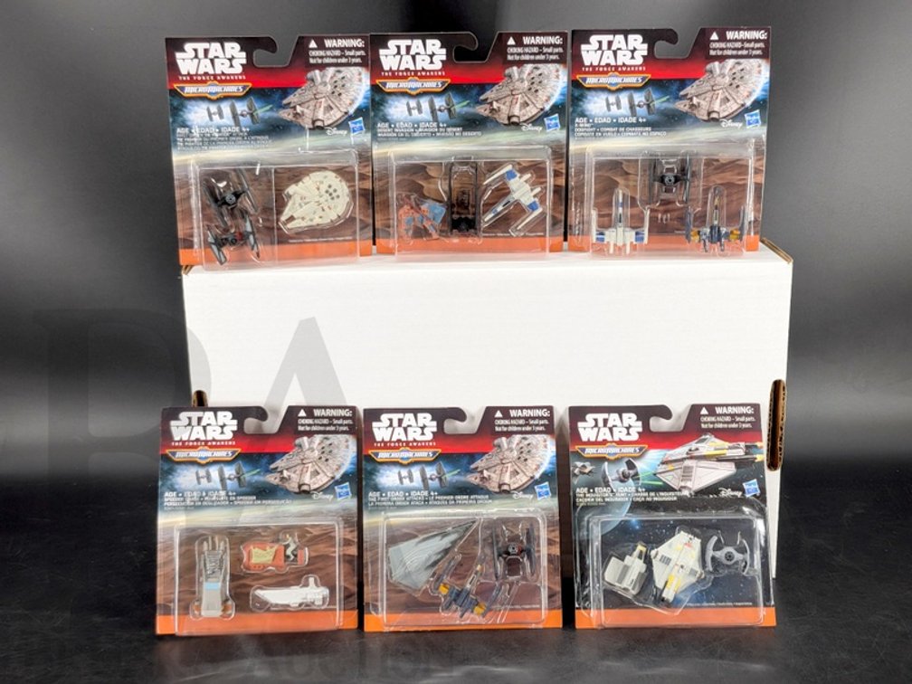 (7) 2015 Star Wars Micro Machines Vehicle Packs By Hasbro Factory Sealed