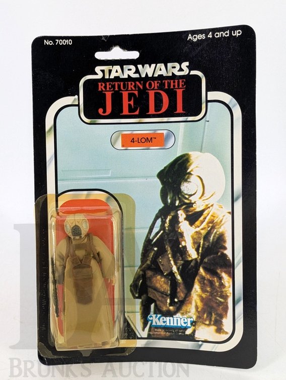 1983 Kenner Star Wars Return of the Jedi 4-LOM No. 70010 Action Figure MOC