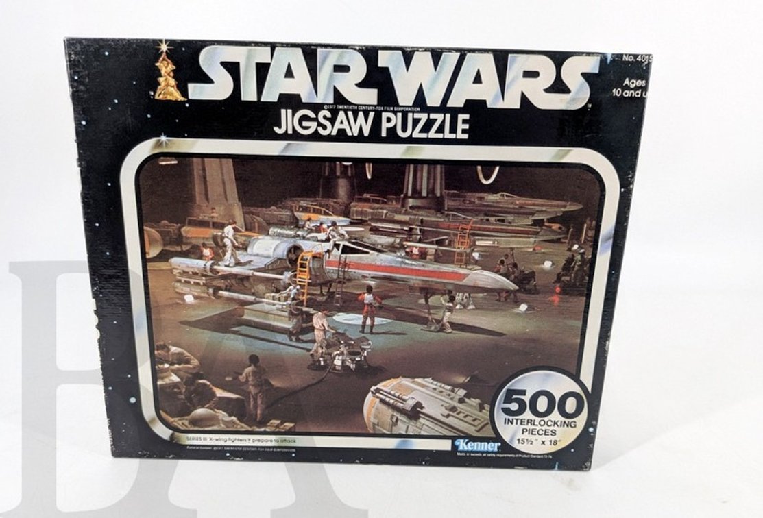 1978 Star Wars Jigsaw Puzzle Kenner No. 4015-03 X-Wing Fighters 500 Pieces 15.5"x18"