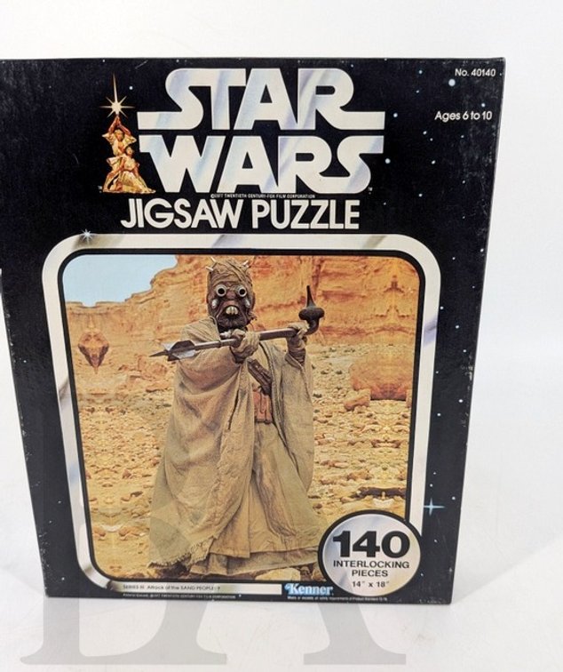 1978 Star Wars Jigsaw Puzzle Kenner 140 Piece 14" x 18" No. 40140 Tusken Raider