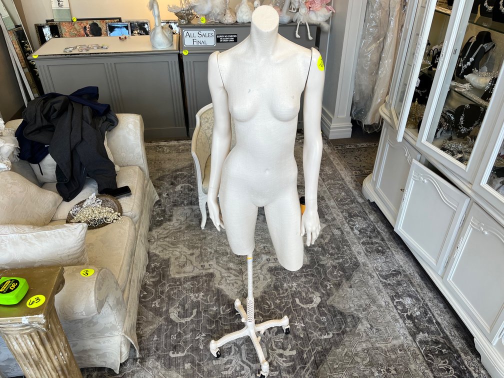 Female Torso on Wheels