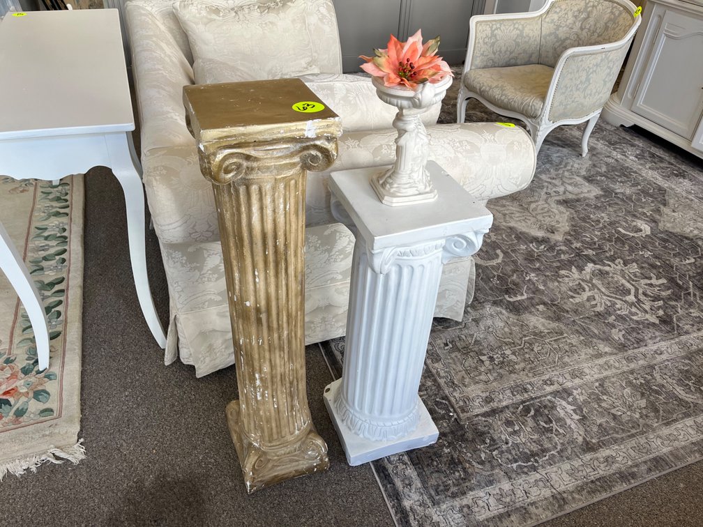 Pillars and Figurine