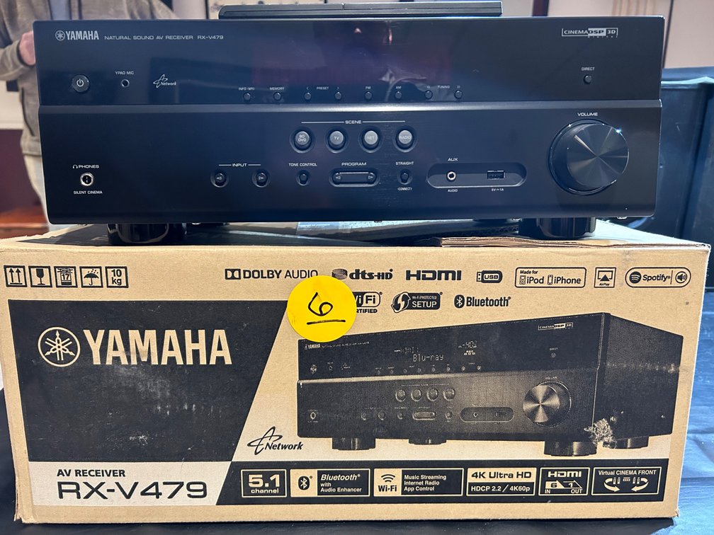 Yamaha receiver, amplifier