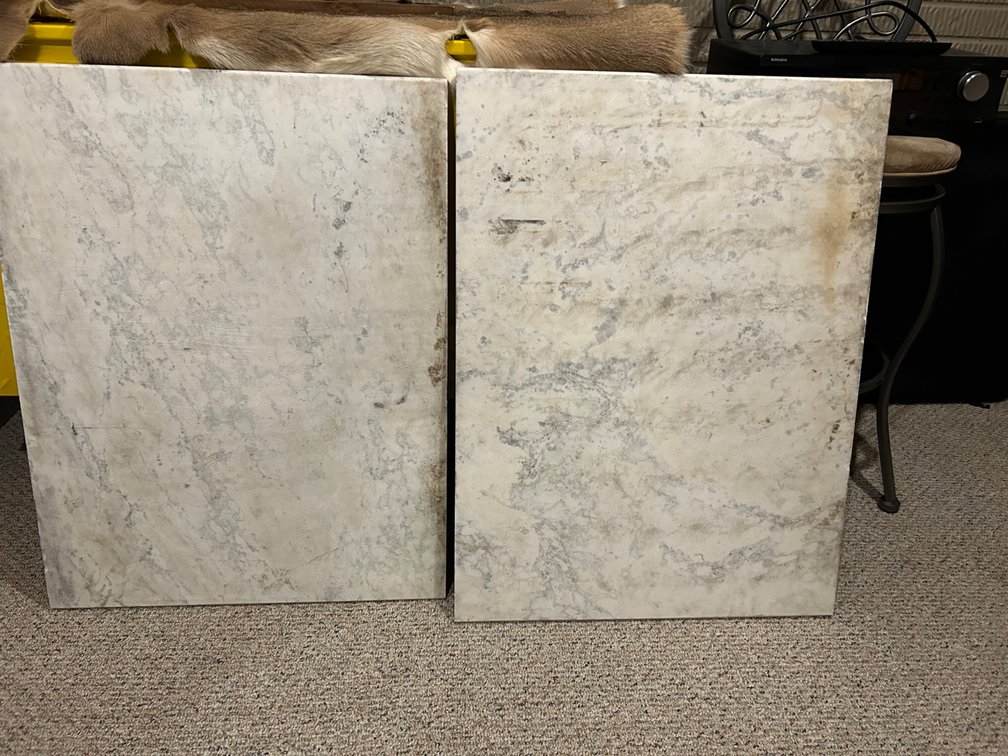 Marble slabs