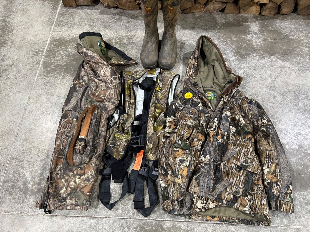 Hunting apparel and boots