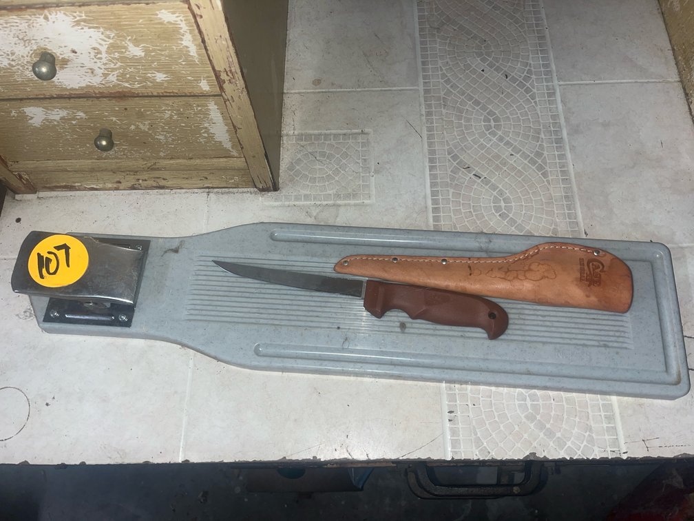 Filet Board and Knife