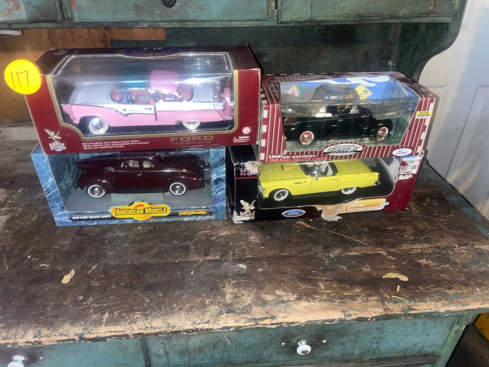 Boxed Ford Cars