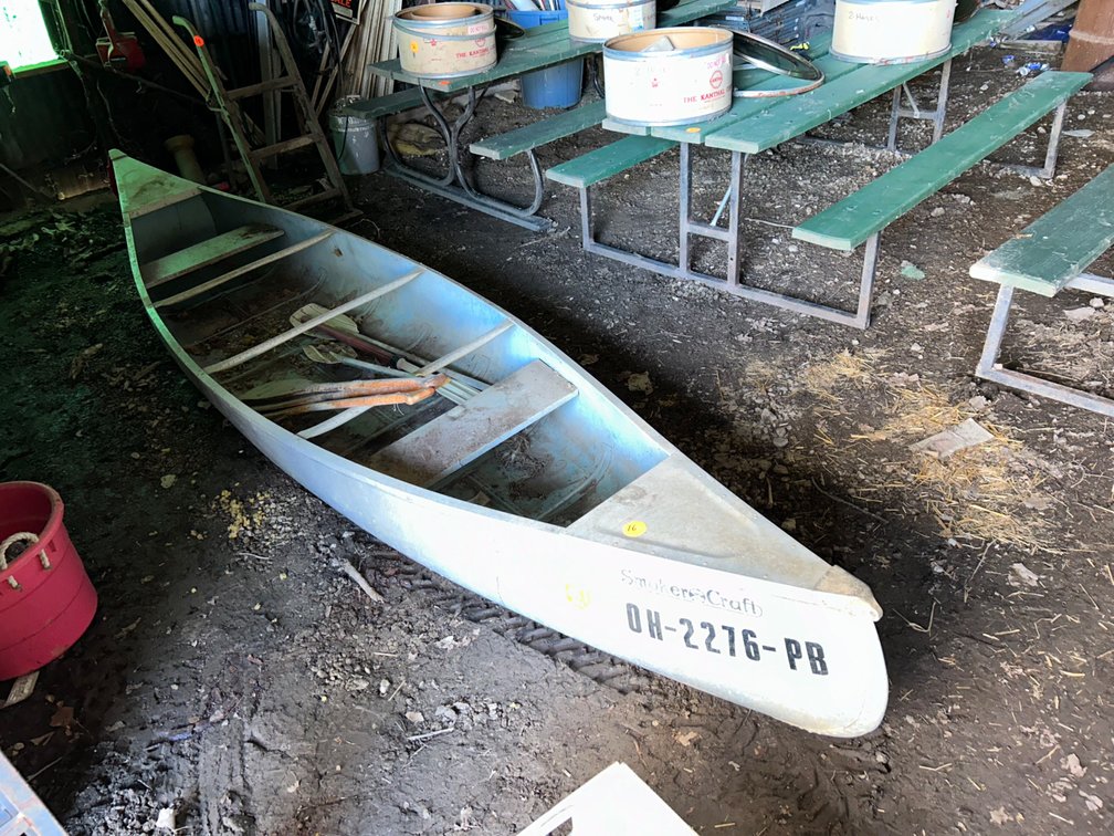 Canoe and Paddles