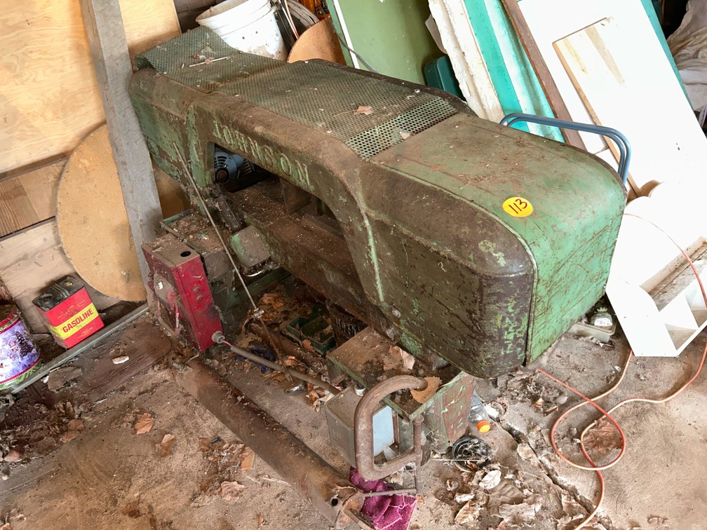 Johnson Bandsaw And Saw