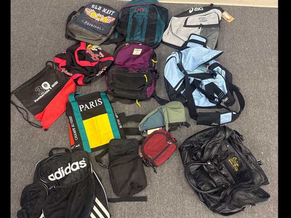 Adidas, ASICS & Assorted Bags and Backpacks