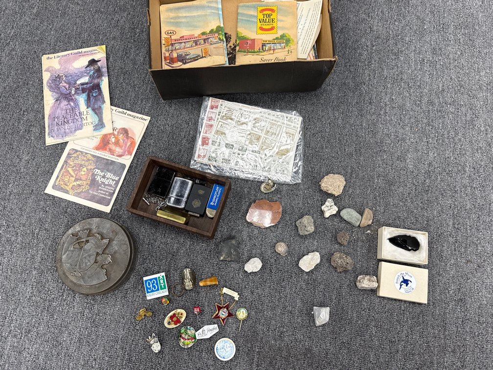 Zippo Lighter, Vintage Ephemera, and Collectibles Lot