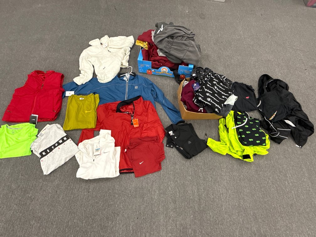 Nike, Champion & The North Face Athletic Apparel