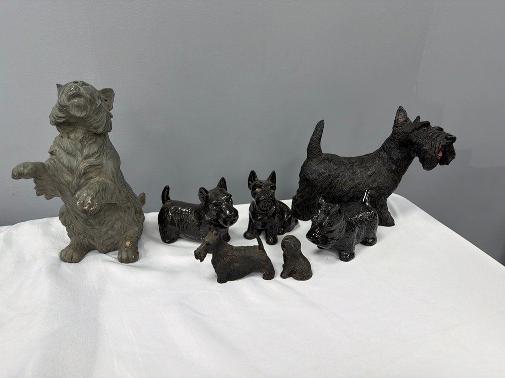 Assorted Scottish Terrier Figurines