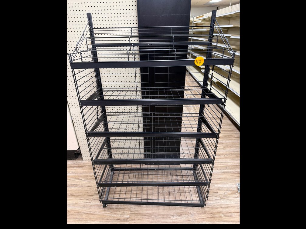 Grocery Store Bread Rack
