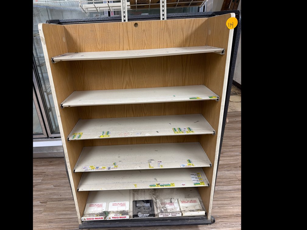 Grocery Store Checkout Aisle Shelving