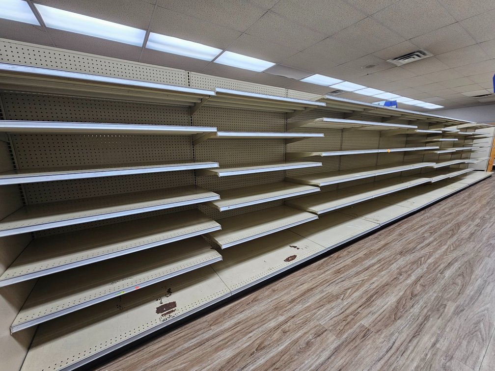 Perma Steel Large Aisle Shelving System Unit