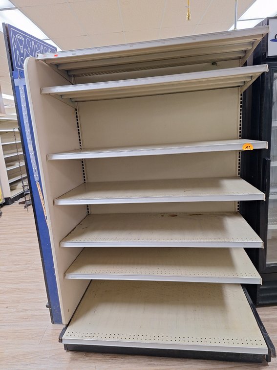 Perma Steel Shelving & Side Display