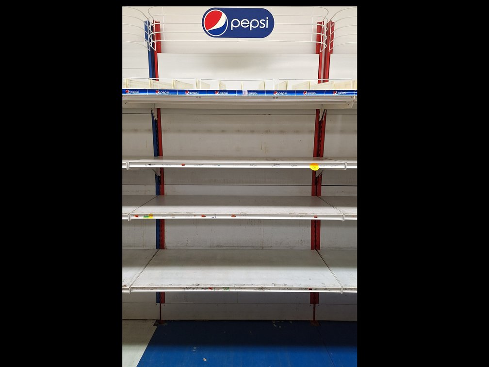 Pepsi Steel Shelving Unit