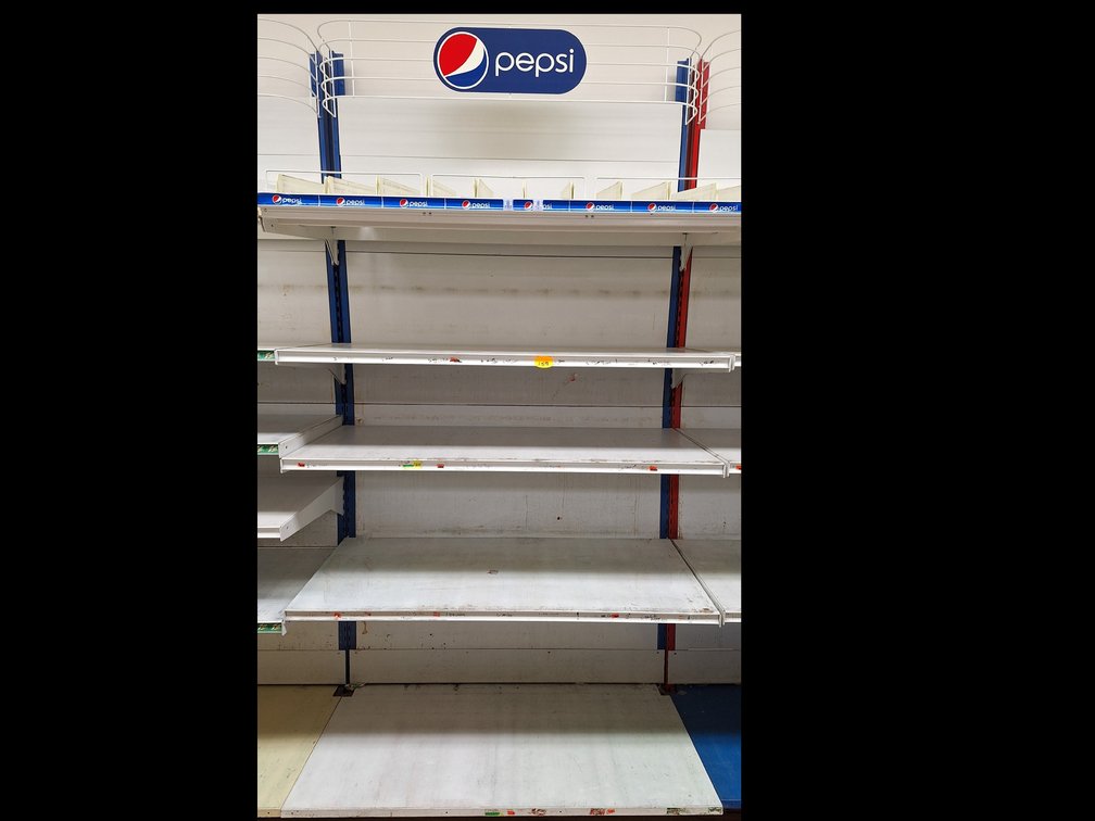 Pepsi Steel Shelving Unit