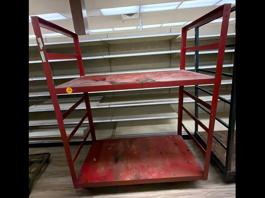 Heavy Duty Metal Rolling Cart