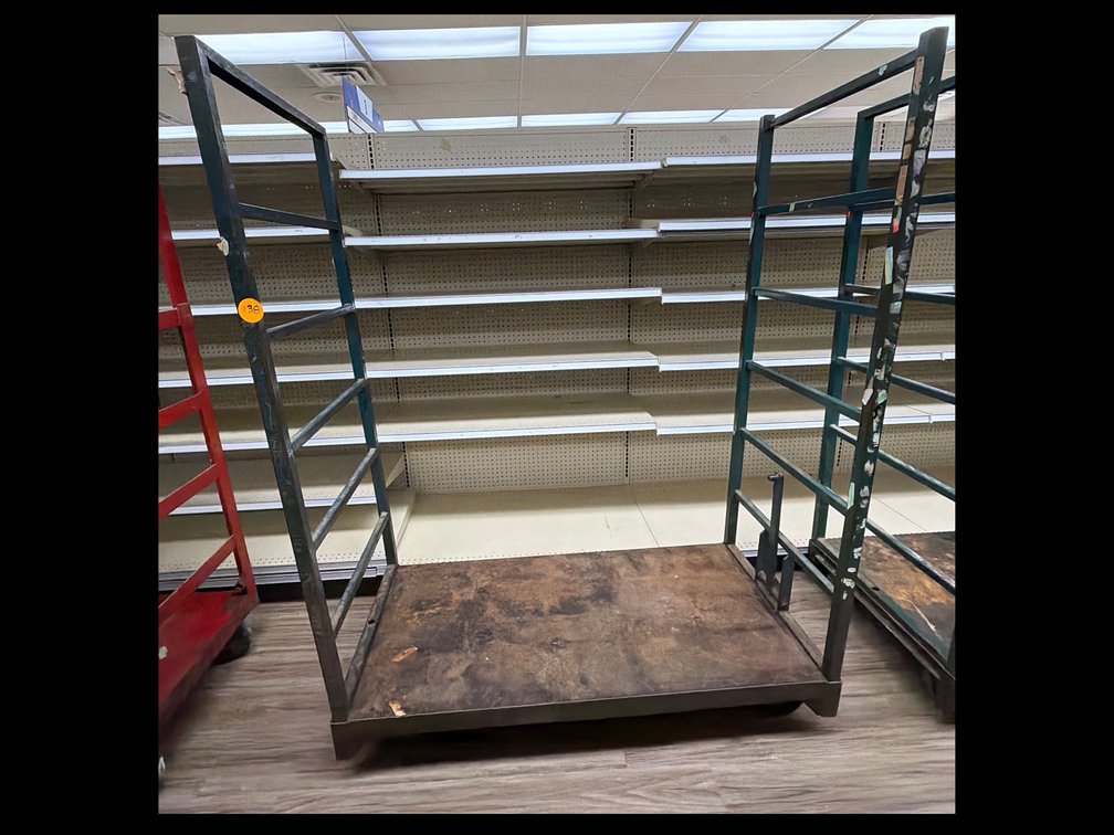 Heavy Duty Metal Rolling Cart