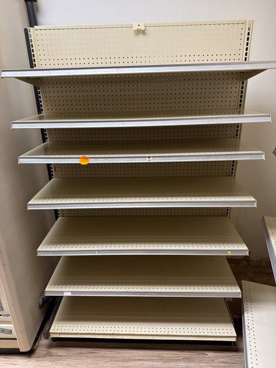 Lozier Commercial 4 ft Aisle Shelving Unit