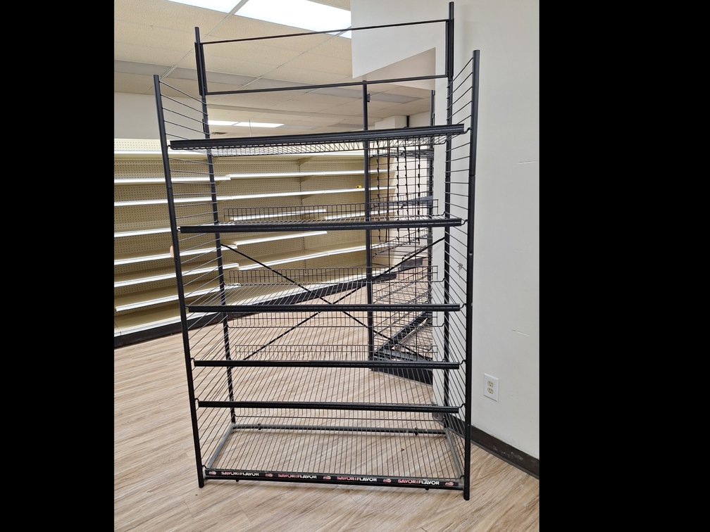 Black Wire Retail Display Rack