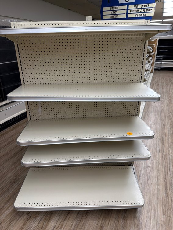 Lozier Shelving Single End Cap 48”